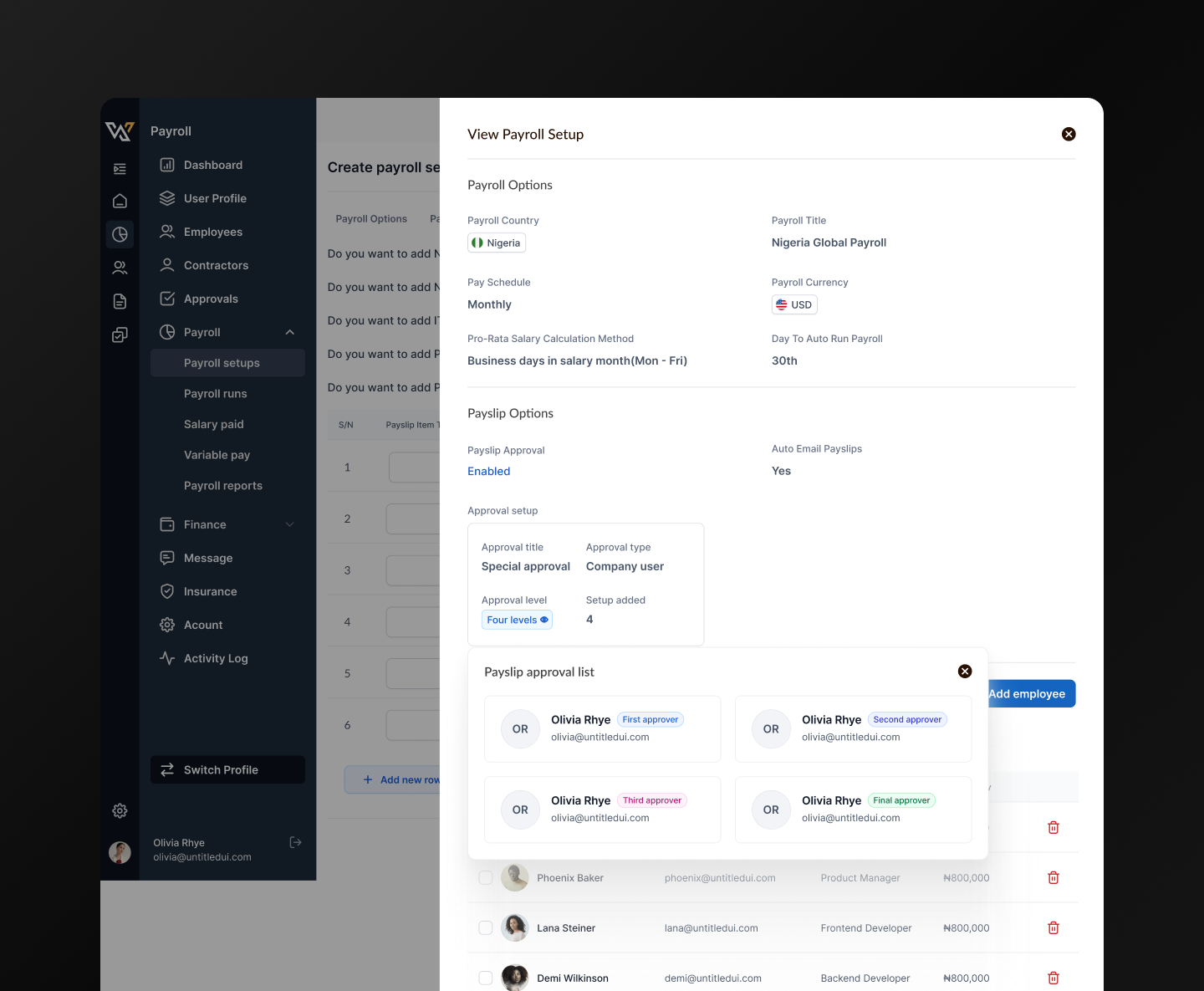 Payroll Setup Step 2